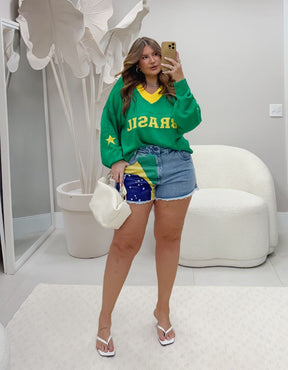 Blusa Brasil Star