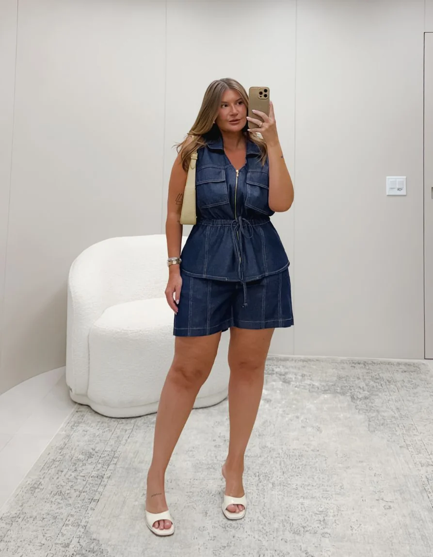 Conjunto Jeans Bata + BOLSA DE BRINDE