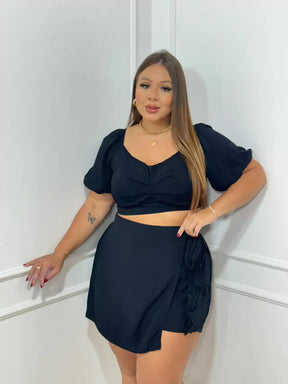 Conjunto Basic Florença I – 2 Peças – Plus Size